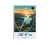 2000 Piece Jigsaws,Grenada Caribbeans,Home Decor Birthday Party Gift Toy for Men Women Elders Seniors 100x70cm