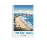2000 Piece Jigsaws，Harbour Town Arizona Posters Puzzle 2000 Pieces Wood Puzzle Adult Children'S Educational Toy Family Decompression Game 100x70cm