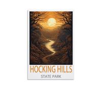 2000 Piece Jigsaws，Hocking Hills State Park Jigsaw Adult Decompression Game Puzzle Students Toys for Children Christmas Birthday Gifts 100x70cm