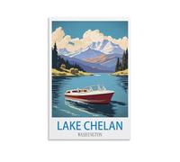 2000 Piece Jigsaws，Lake Chelan Washington Puzzle 2000 Pieces, Relaxing and Challenging Gift for Adults, Teens, Seniors 70x100cm