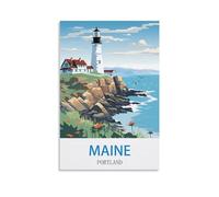 2000 Piece Jigsaws，Maine Portland Bay Light Jigsaws Puzzles 2000 Pieces Classic Jigsaws Educational Games Toys ， Best Gift for Adults and Kids 100x70cm