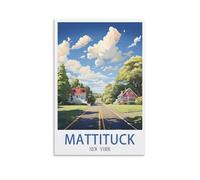 2000 Piece Jigsaws，Mattituck New York Puzzle 2000 Pieces, Relaxing and Challenging Gift for Adults, Teens, Seniors 70x100cm