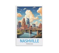 2000 Piece Jigsaws，Nashville Tennessee Posters Challenging Difficult Puzzle Educational Game JigsawPuzzles Gifts for Adults 100x70cm
