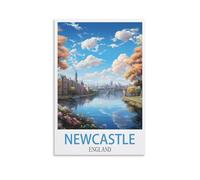 2000 Piece Jigsaws，Newcastle England Posters Puzzle 2000 parts paper puzzle adult children learning toys family decompression game 100x70cm