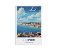 2000 Piece Jigsaws Puzzles for Adults,Gosport Hampshire Classic Brain Challenge Jigsaw Puzzle, Difficult Challenging Game 100x70cm