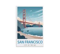 2000 Piece Jigsaws Puzzles for Adults San Francisco City by The Bay Sustainable Puzzle for Teenagers Gifts, Classic Brain Challenge Jigsaw Puzzle, Difficult Challenging Game 100x70CM
