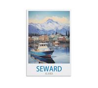 2000 Piece Jigsaws Puzzles for Adults Seward Alaska Sustainable Puzzle for Teenagers Gifts, Classic Brain Challenge Jigsaw Puzzle, Difficult Challenging Game 100x70CM
