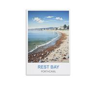 2000 Piece Jigsaws，Rest Bay Porthcawl Posters Jigsaw Puzzles 2000 Pieces for Adults Painting Puzzle 2000 Pieces DIY Challenging Puzzles for Adults 100x70cm