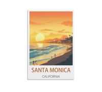 2000 Piece Jigsaws，Santa Monica Californias Puzzle 2000 Pieces, Relaxing and Challenging Gift for Adults, Teens, Seniors 70x100cm
