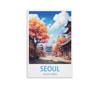 2000 Piece Jigsaws，Seoul South Korea Posters Puzzle 2000 Pieces, Relaxing and Challenging Gift for Adults, Teens, Seniors 70x100CM