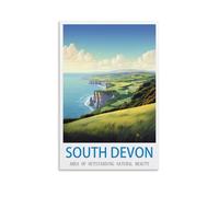 2000 Piece Jigsaws，South Devon Area of Outstanding Natural Beautys Jigsaws Puzzles 2000 Pieces Classic Jigsaws Educational Games Toys ， Best Gift for Adults and Kids 100x70cm