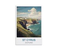 2000 Piece Jigsaws,St Cyrus Scotland Posters Puzzle Sets for Challenging Puzzle Game and Family Play 100x70CM