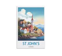 2000 Piece Jigsaws，St John's Canada Jigsaw Puzzle 2000 Pieces for Adults Kids Teens Large Families Puzzle Game 100x70cm