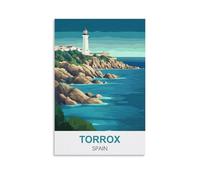 2000 Piece Jigsaws，Torrox Lighthouse Spain Jigsaw Adult Decompression Game Puzzle Students Toys for Children Christmas Birthday Gifts 100x70cm