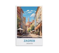 2000 Piece Jigsaws,Zagreb Croatia 2000 Piece Jigsaw Puzzles for Adults - Challenging Brainteasing Adults Jigsaw Puzzle 100x70CM