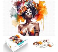 2000 Piece Puzzle For Adults African model watercolored pädagogische Herausforderung Heimdekoration Spielzeug70x100cm