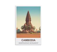 2000 Piece Puzzle for Adults，Cambodia Independence Monument Puzzles for Adults Teens Kids 2000 Pieces Impossible Puzzles Games Gift Toys Home Decoration 100x70cm