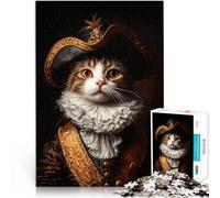 2000 Piece Puzzle For Adults Cat in a Tri-Cornered Hat Schwierig und herausfordernd Die Liebe zwischen Paaren stärken70x100cm
