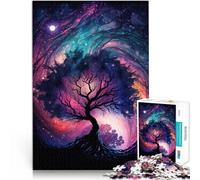 2000 Piece Puzzle For Adults Cosmic Tree~ Made of cardboard,for and from 14 years and over Difficult to complete but fun and humorous Artwork Gift 。size:70x100cm/27.5x39.3inch