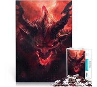 2000 Piece Puzzle For Adults Crimson Red Demon Made of cardboard for 14+ Toy Intellectual Game deal as gifts for the whole family 。size：70x100cm/27.5x39.3inch