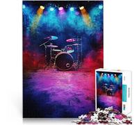 2000 Piece Puzzle For Adults Drum Set Under Stage Lights Intellektuelles Spiel Tolle Geschenke und Spielzeuge70x100cm