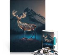 2000-piece puzzle for adults Elk animal Made of cardboard,for and 14 years and over Train your brain and your hands because it is ideal as a gift for the whole family。size:70x100cm/27.5x39.3inch