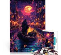 2000 Piece Puzzle For Adults Ferryman of the Underworld Made of cardboard for 14+ Suitable for couples Fun at Home Activities, Birthday Present,Travel Gifts。size：70x100cm/27.5x39.3inch
