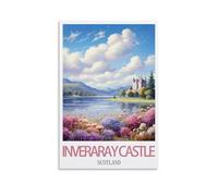 2000 Piece Puzzle for Adults Inveraray Castle Scotland,Puzzles Micro Pieces Challenging Difficult Puzzles Christmas Birthday Gift Game Toys 100x70cm