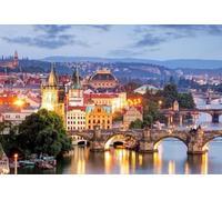 2000 piece Puzzle for Adults Jigsaw Puzzles PRAGUE CZECH REPUBLIC SKYLINE GLOSSY POSTER PICTURE PHOTO PRINT bridge view A012 Challenging Puzzles for Friends Family 70x100CM