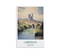 2000 Piece Puzzle for Adults，Limerick Ireland Puzzles for Adults Teens Kids 2000 Pieces Impossible Puzzles Games Gift Toys Home Decoration 100x70cm