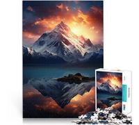 2000 Piece Puzzle For Adults “Mountains Posters ” Made of cardboard,for ages 14 and over Precision cutting great gift。size:70x100cm/27.5x39.3inch