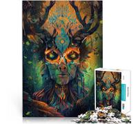 2000-piece puzzle for adults Spirit of the Forest Made of cardboard for age 14+ Vacation at home: killing time Challenging Game Gifts。size:70x100cm/27.5x39.3inch