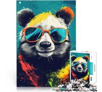 2000 Piece Puzzle For Adults Summer Fun Panda Bear Trainieren Sie Ihr Gehirn und Ihre Hände Kunstwerk Geschenk70x100cm