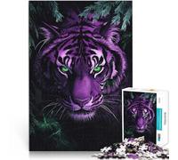 2000 Piece Puzzle For Adults Tiger in the rain Made of cardboard for 14+ Home Decor As a gift for the whole family and friends。size：70x100cm/27.5x39.3inch