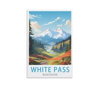 2000 Piece Puzzle for Adults，Washington White Pass Puzzles for Adults Teens Kids 2000 Pieces Impossible Puzzles Games Gift Toys Home Decoration 100x70cm