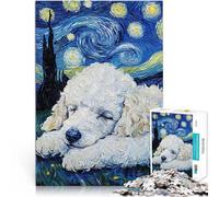 2000 Piece Puzzle For Adults White Poodle Puppy Sleeping Lernspiele Heimdekoration Tolles Geschenk für Spiele70x100cm