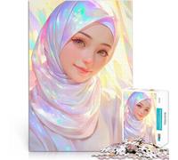 2000 Piece Puzzle For teenagers Anime Hijab Girl Spielzeug Lernspiele Stressabbau Wunschliste mit dem Weihnachtsmann70x100cm