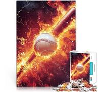 2000 Piece Puzzle For teenagers Baseball on Fire Lernspiel-Herausforderungsspielzeug Einzigartige Wohndekoration und Geschenke70x100cm