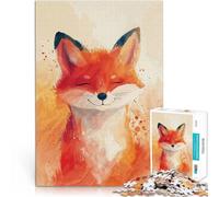 2000 Piece Puzzle For teenagers Blissful Fox Grin Stressabbau Staycation Zeit totschlagen Wohnkunstdekor70x100cm