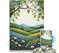 2000 Piece Puzzle For teenagers Bluebird Over Wildflowers Handgeschwindigkeitswettbewerb Geschenk zum Geburtstag70x100cm