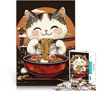 2000 Piece Puzzle For teenagers Cat Eating Ramen Geschenke zum Suchbegriff: "Herausfordernde Spiele" Eltern-Kind-Interaktion70x100cm