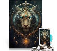 2000-piece puzzle for teenagers Fable Tiger Made of cardboard,for ages 14 and over Antistress Vacation at home Killing time Offered as gifts for the whole family。size:70x100cm/27.5x39.3inch