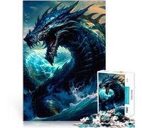 2000-piece puzzle for teenagers “Fantasy Dragon ” Made of cardboard，Suitable for people aged 14 and above Difficult and challenging Educational game for birthday and Christmas。size：70x100cm