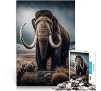 2000 Piece Puzzle For teenagers Mammoth Anspruchsvolles Spiel und Familienspaß mit passendem Poster und Quizblatt70x100cm