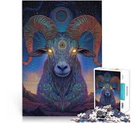 2000-piece puzzle for teenagers Sacred Goat Made of cardboard,for and from 14 years and over Intellectual game because it is ideal as a gift for the whole family。size:70x100cm/27.5x39.3inch