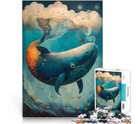 2000-piece puzzle for teenagers Whale Pretty Made of cardboard for 14+ Puzzle game Offered as gifts for the whole family。size：70x100cm/27.5x39.3inch