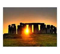 2000-Piece Puzzle, Stonehenge Prehistoric Monument Located in Wiltshire, UK, Tourist Souvenir and Gift