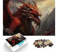 2000 Piece Puzzles for Adults Dragons artwork Made of cardboard Suitable for people aged 14 and above Challenging To Complete But Fun And Humorous Great Gift。size：70x100cm/27.5x39.3inch