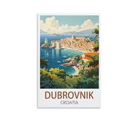2000 Piece Puzzles for Adults，Dubrovnik Croatia Posters，Recycled Paper Jigsaw Puzzle 2000 Pieces - Fun and Challenging Family Game Great Gift Idea 100x70cm