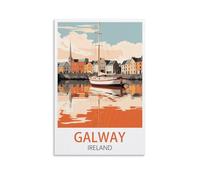 2000 Piece Puzzles for Adults，Galway Ireland，Recycled Paper Jigsaw Puzzle 2000 Pieces - Fun and Challenging Family Game Great Gift Idea 100x70cm